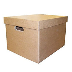 ValueX Archive/Storage Box and Lid Internal Dimensions H266 x W330 x L413mm Brown (Pack 10) - 220593