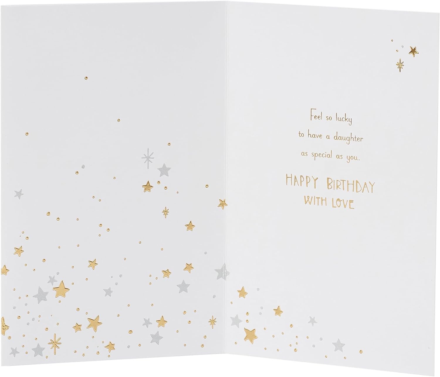 Birthday Card for Daughter - Stars Design