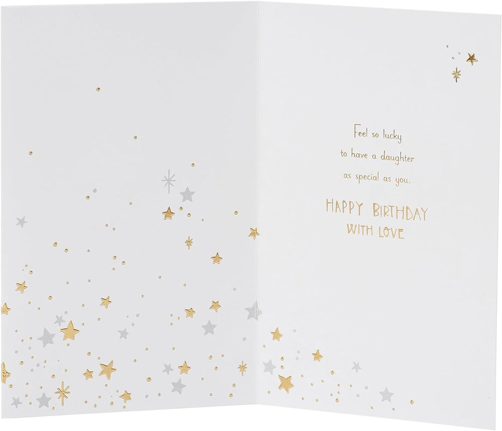 Birthday Card for Daughter - Stars Design