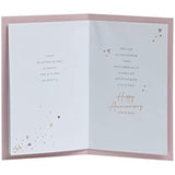 Red Hearts Design Wife Anniversary Card