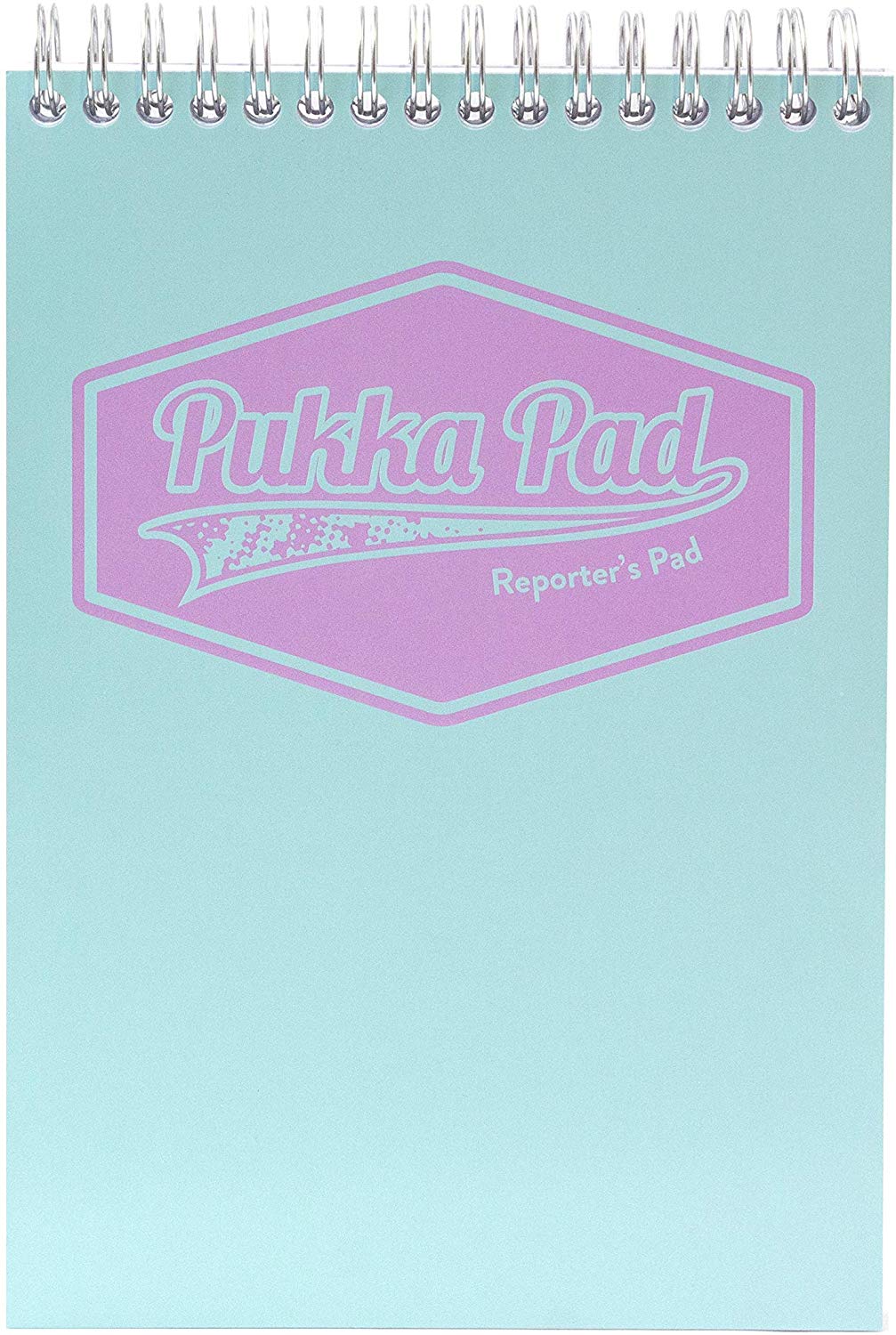 Pukka Pad Wirebound Card Cover Reporters Shorthand Notebook Ruled 160 Pages Pastel Blue/Pink/Mint (Pack 3) - 8907-PST