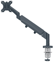 Leitz Ergo Space-Saving Single Monitor Arm Suitable for Monitors upto 32inches Dark Grey - 64890089