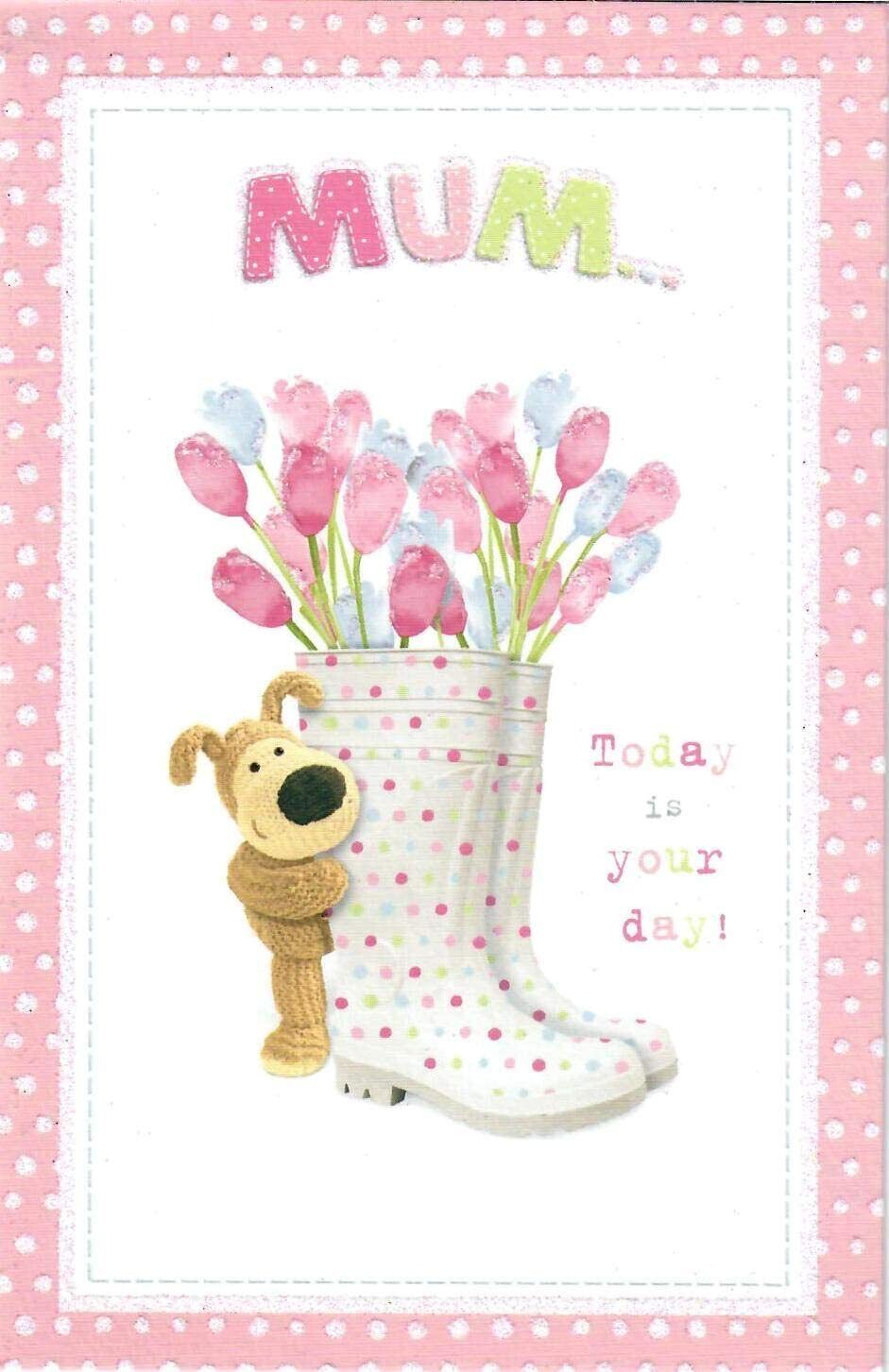 Boofle Mum Today is Your Day Mother's Day Card