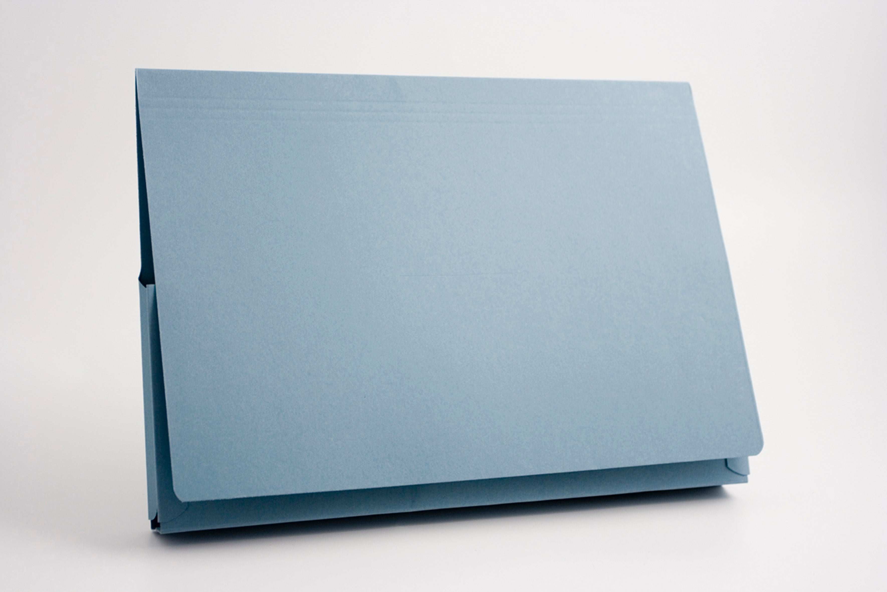 Guildhall Document Wallet Manilla 14x10 Full Flap 420gsm Blue (Pack 25) - 211/8000Z