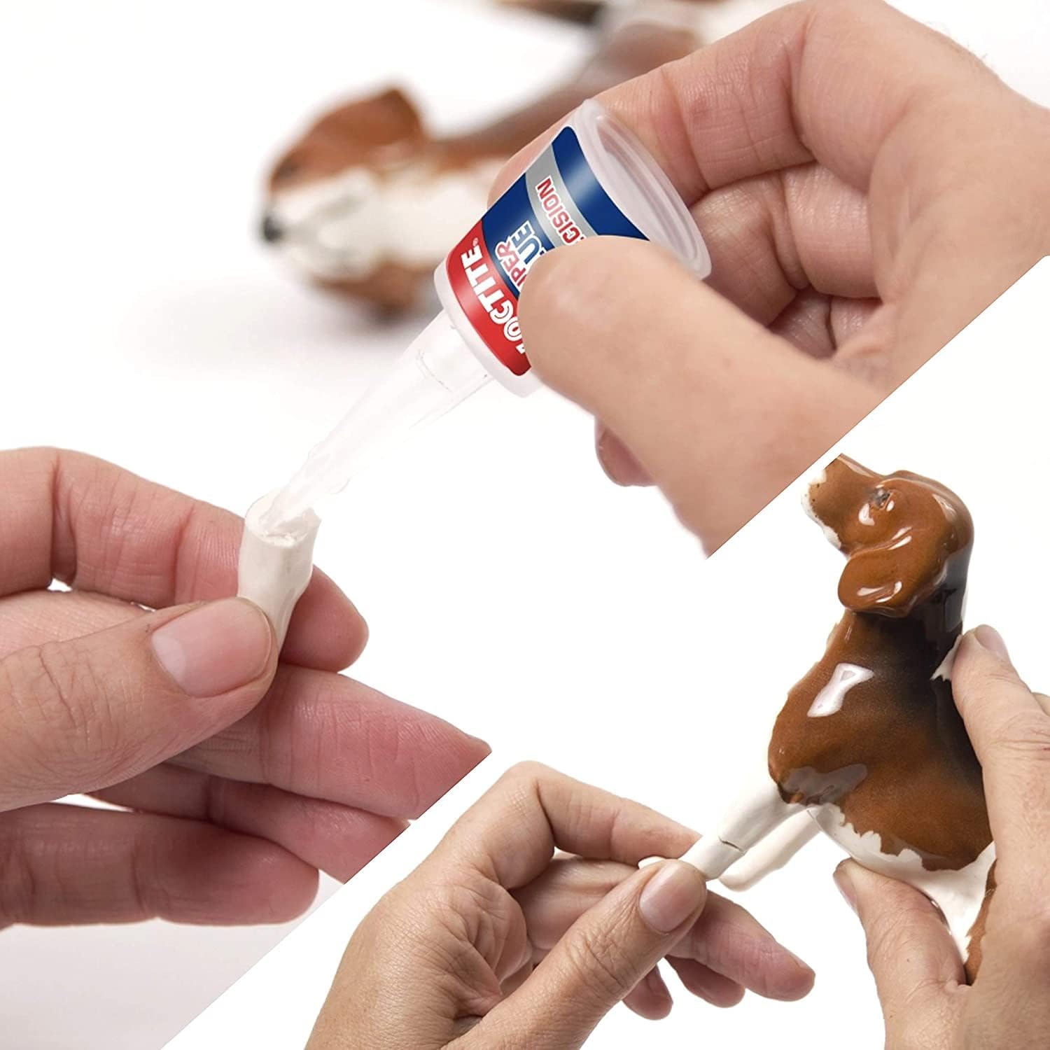 Loctite Super Glue Precision Max 10g, a clear adhesive in a small tube, ideal for quick repairs and bonding various materials.
