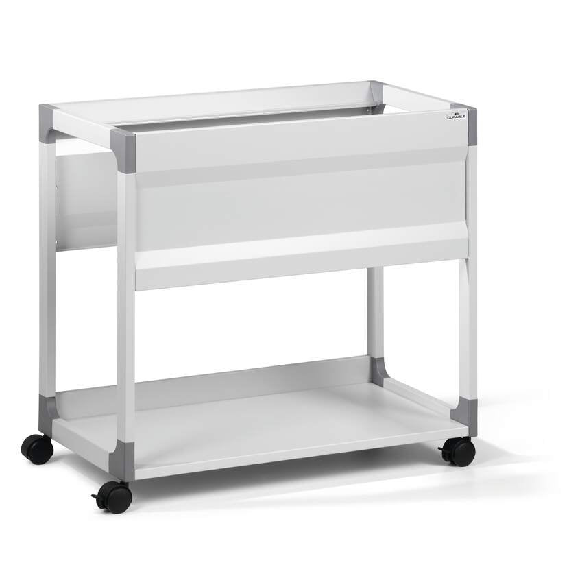 Durable Premium Steel Suspension File Trolley A4 Grey - 378410 DD