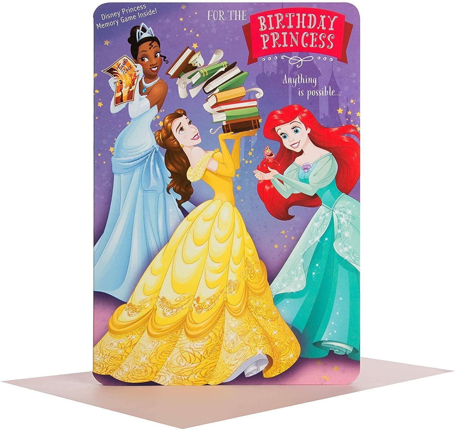 Hallmark Disney Princess Birthday Card Memory Game