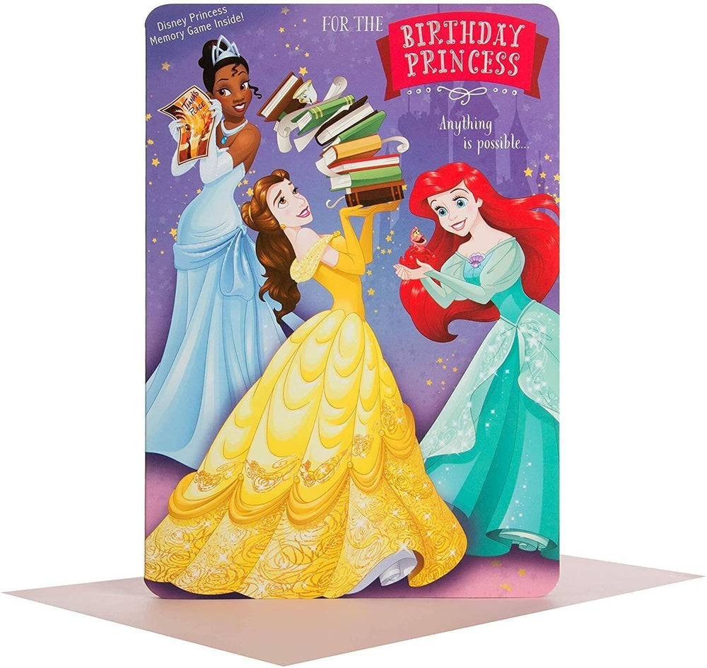 Hallmark Disney Princess Birthday Card Memory Game