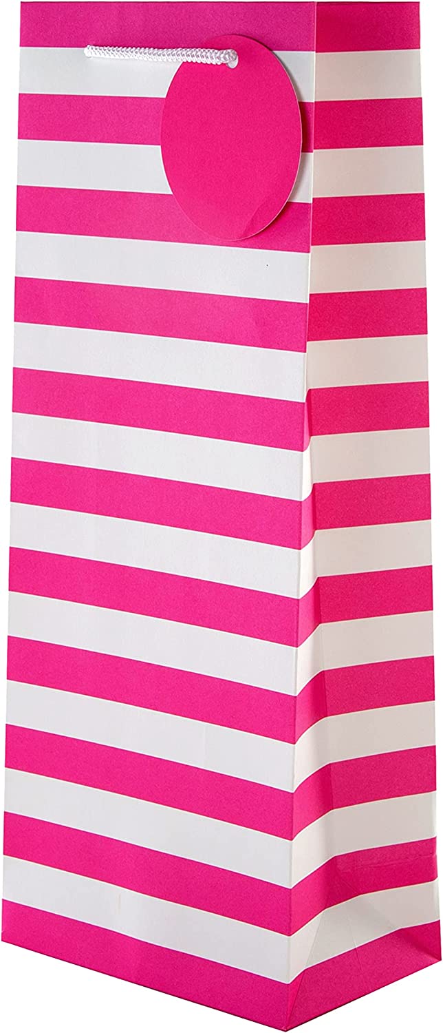 Contemporary Pink Designs Gift Bag Bundle Bottle Bag Medium Bag & Large Bag
