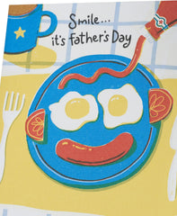 UK Greetings Father's Day Card for Him - Funny Breakfast Design