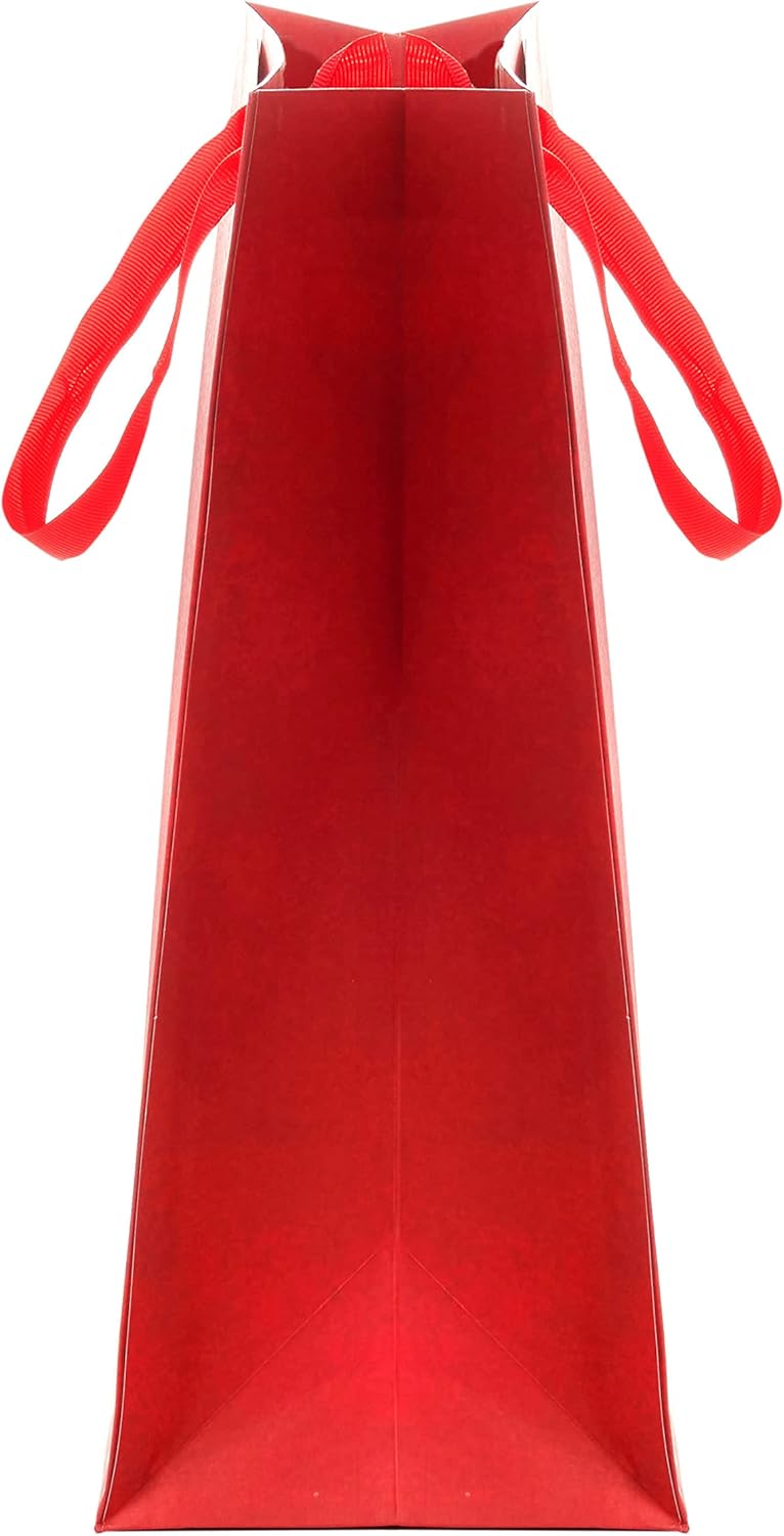 Large Red Gift Bag for Him/Her - Christmas, Birthday, Thank You, Celebration