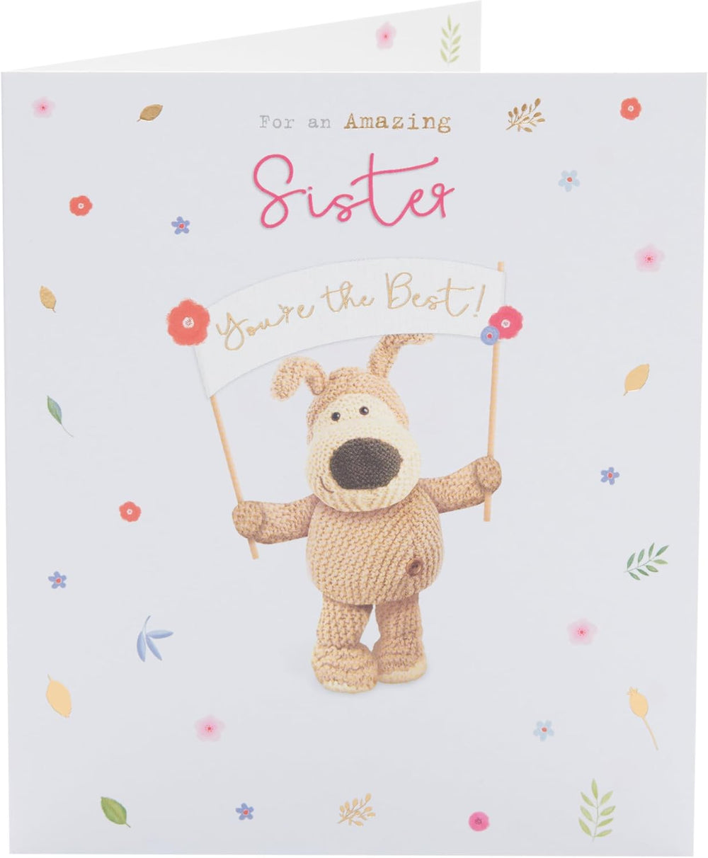 Boofle Birthday Card for Sister - Cute Design