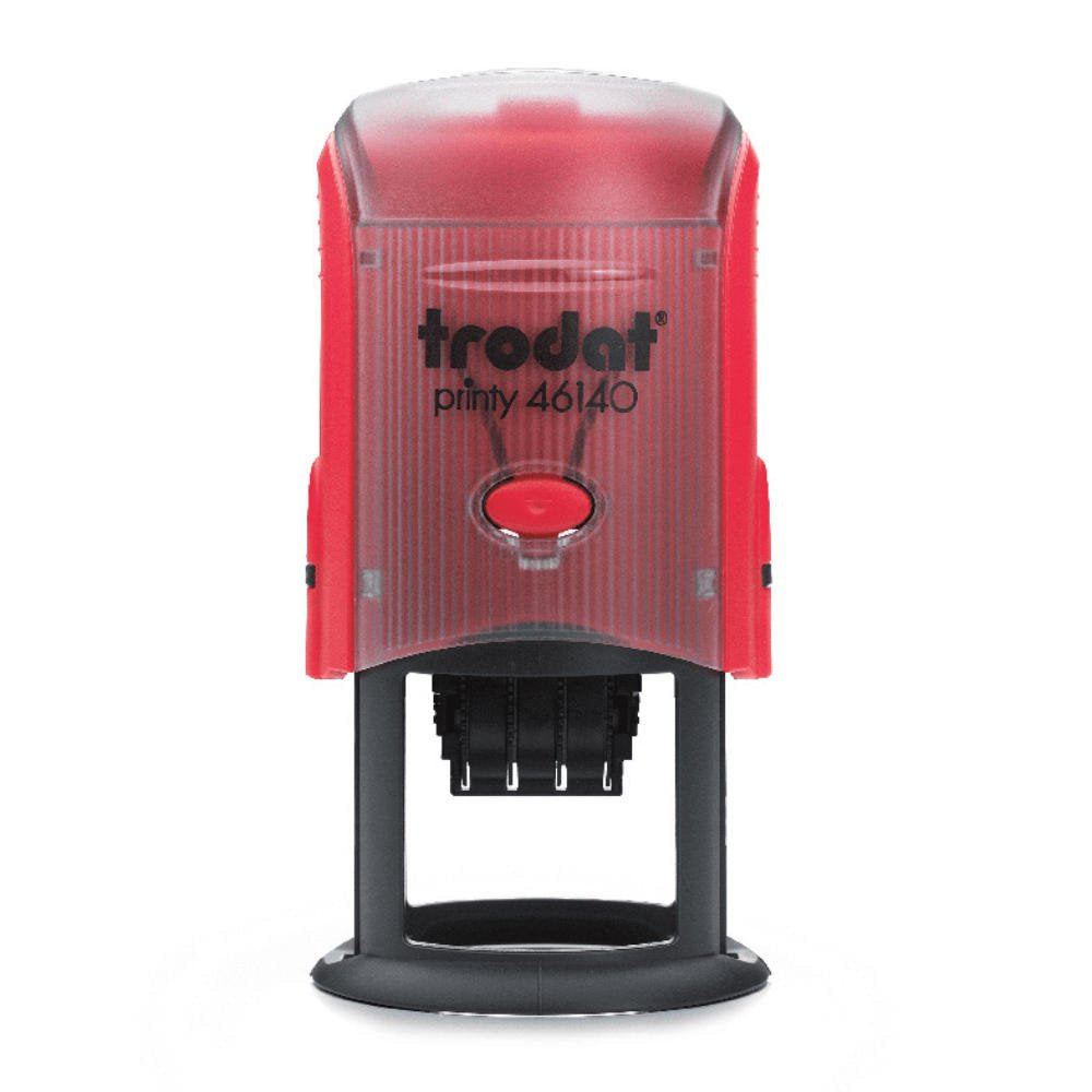 Trodat 46140 Self Inking Dater 40mm Red - 20491