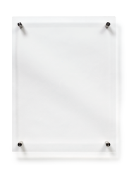 Deflecto A3 Wall Mounted Acrylic Poster Holder Literature Display Sign Holder Crystal Clear - AA3PH1