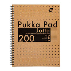 Pukka Pad Kraft A4 200 Page Jotta Book (Pack 3) 9565-KRA