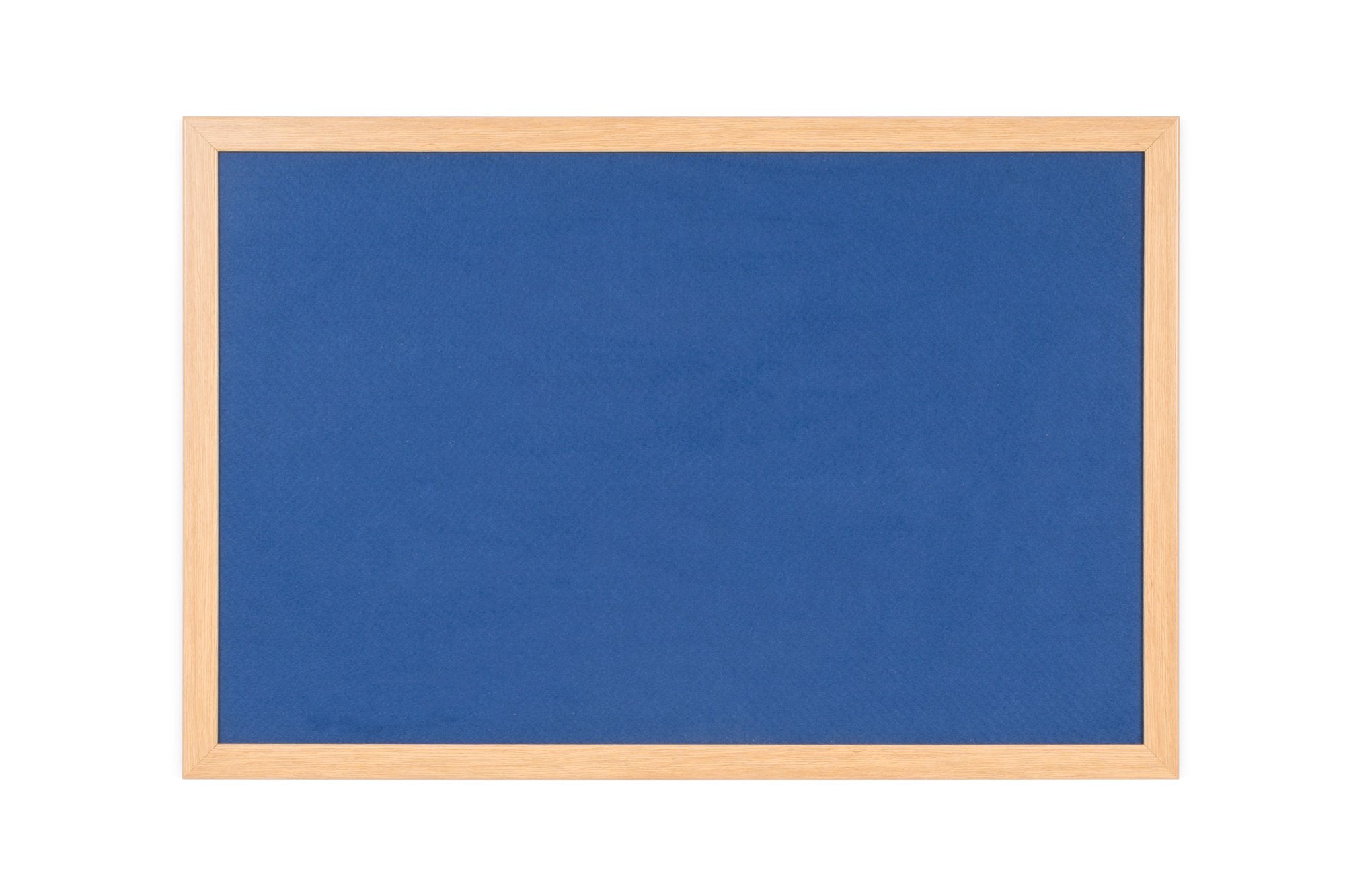Bi-Office Earth-It Blue Felt Noticeboard Oak Wood Frame 2400x1200mm - FB8643233 DD