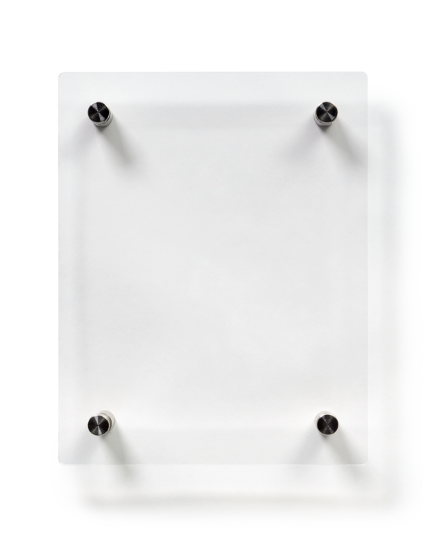 Deflecto A5 Wall Mounted Acrylic Poster Holder Literature Display Sign Holder Crystal Clear - AA5PH1