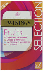 Twinings Fruit Selection Tea Bags Individually Wrapped (Pack 20) F15473