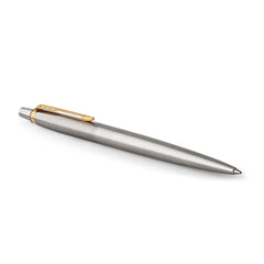 Parker Jotter Ballpoint Pen Stainless Steel/Gold Barrel Blue Ink Gift Box - 1953182