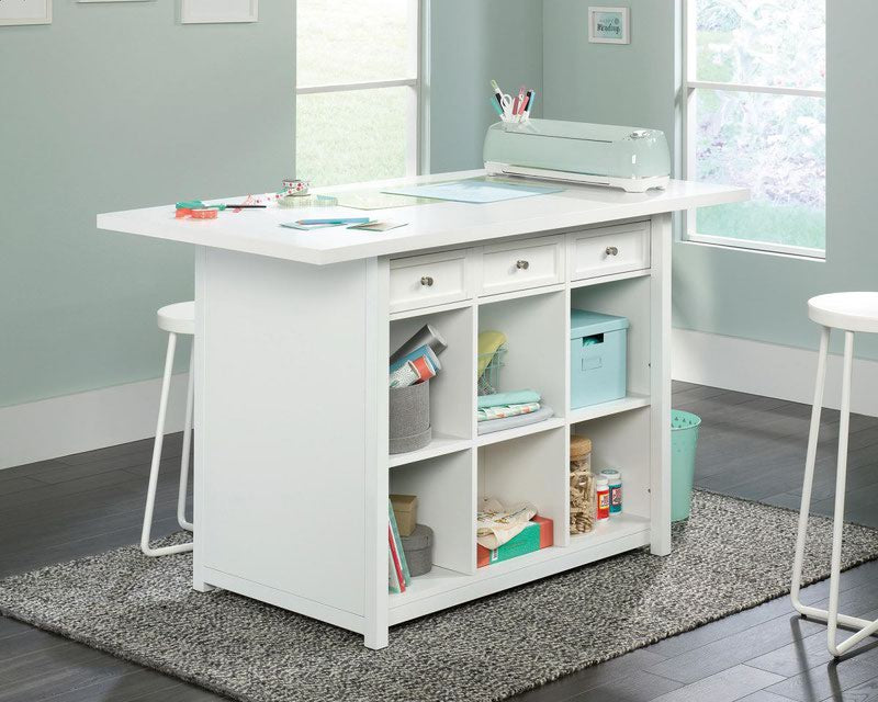 Teknik Craft Work Table/Island W1524 x D762 x H914mm White Finish - 5421420