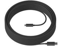 Logitech 10m Strong USB A USB C Cable Graphite