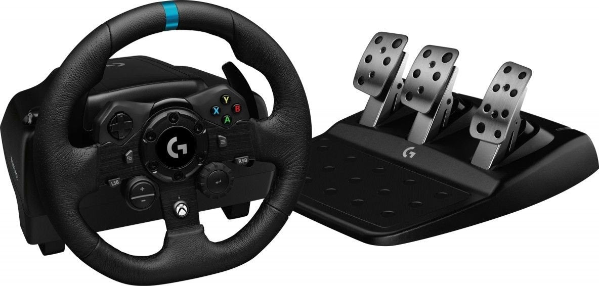 Logitech G G923 Racing Wheel and Pedals for Xbox X Xbox S Xbox One and PC
