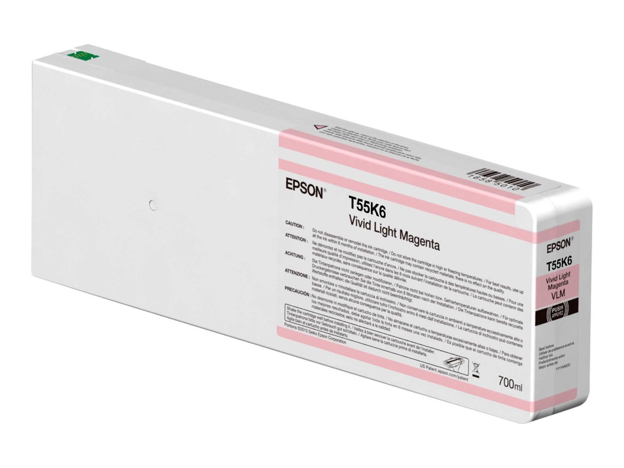 Epson Vivid Light Magenta P Series Ultrachrome HDX/HD Ink cartridge 700ml - C13T55K60N