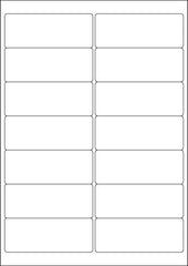 ValueX Multipurpose Label 99.1x38.1mm 14 Per A4 Sheet White (Pack 1400 Labels) - 15131SM