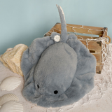 Softies® Jay the Plush Stingray, 44cm, soft and cuddly toy with detailed blue and gray plush fabric, suitable for children.