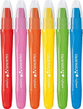 Set of six Maped Color'Peps Gel Crayons with vibrant colors and smooth texture, ideal for coloring and drawing.