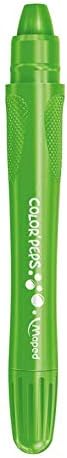 Set of six Maped Color'Peps Gel Crayons with vibrant colors, ideal for children and artistic projects.
