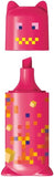 Set of four Maped Pixel Party Mini Highlighters with colorful caps and chisel tips, ideal for note-taking and highlighting text.