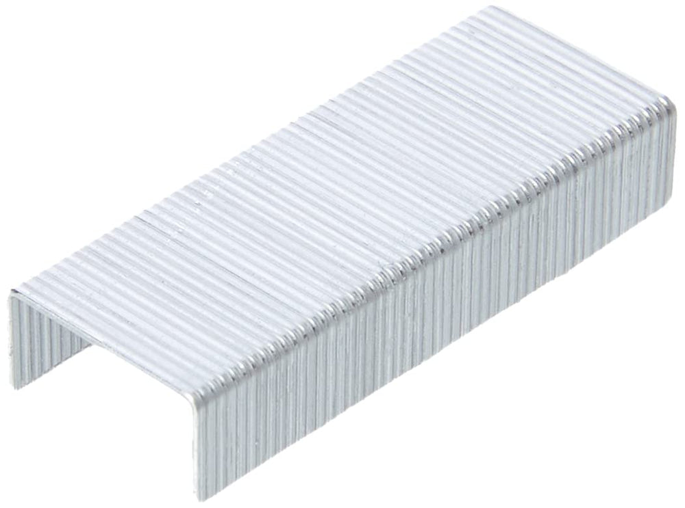 Maped Staples No.10 in a pack, standard size for office and home use, with a close-up view of the staples.