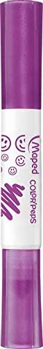 Maped Color’peps Duo Stamp Pens with 8-pack of double-ended coloring and stamp markers, featuring vibrant ink and colorful tips.