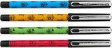 Set of four Maped Helix Harry Potter black ink pens featuring Harry Potter-themed designs, ideal for stationery and writing.