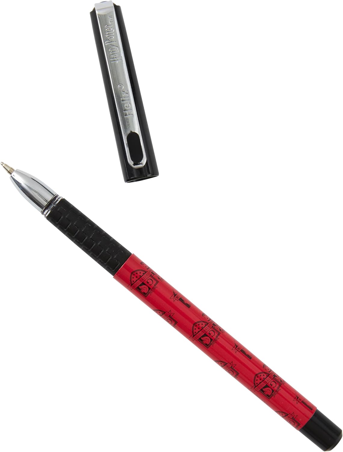 Set of four Maped Helix Harry Potter black ink pens, featuring Harry Potter-themed designs, perfect for writing and stationery use.