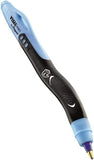 Maped Visio left-handed ballpoint pen with blue ink and ergonomic grip, designed for comfortable writing.