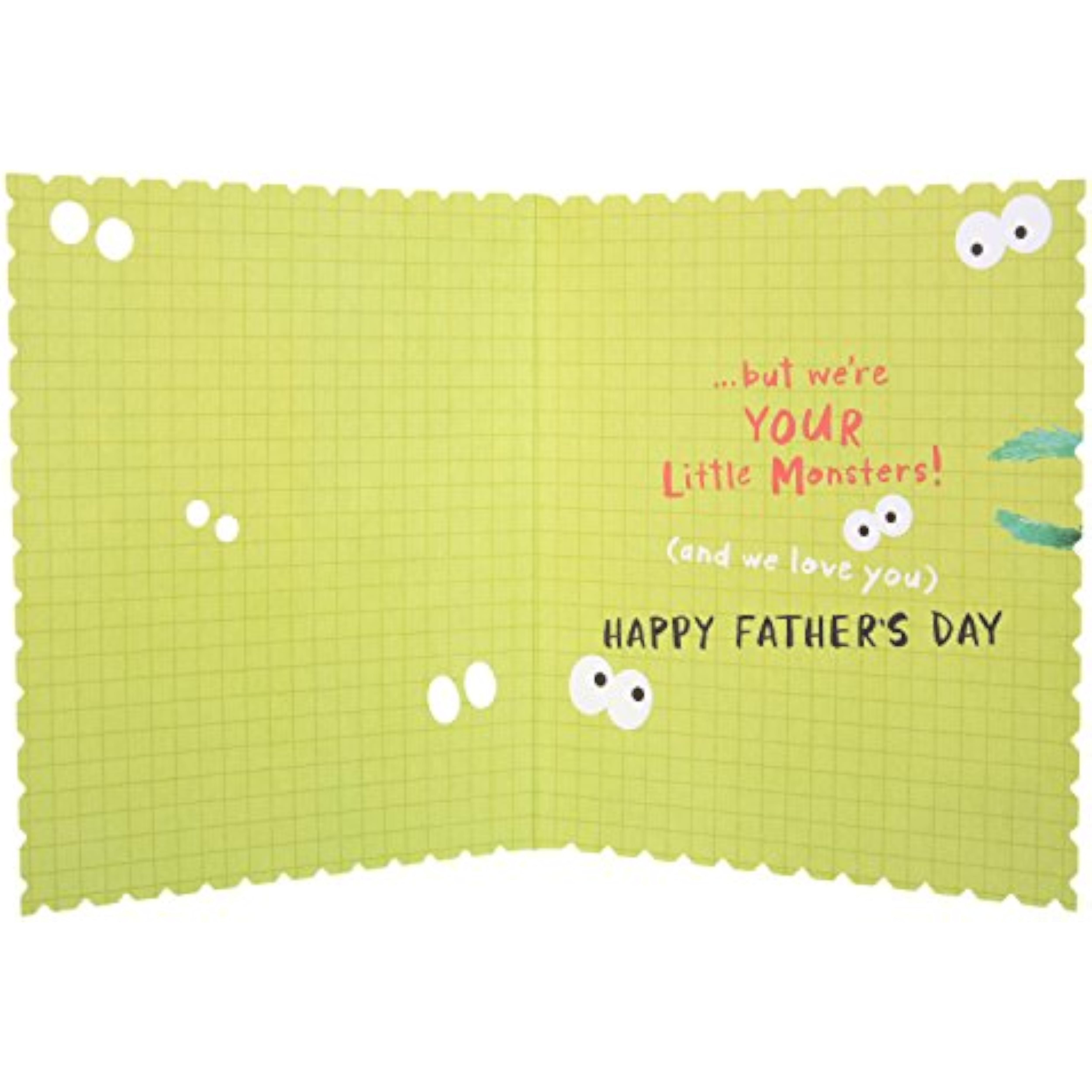 Hallmark Dad Father's Day Card 'Little Monsters' - Medium