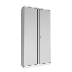 Phoenix SCL Series 2 Door 4 Shelf Steel Storage Cupboard in Grey with Key Lock SCL1891GGK DD