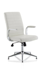 Ezra Executive White Leather Chair EX000189 DD