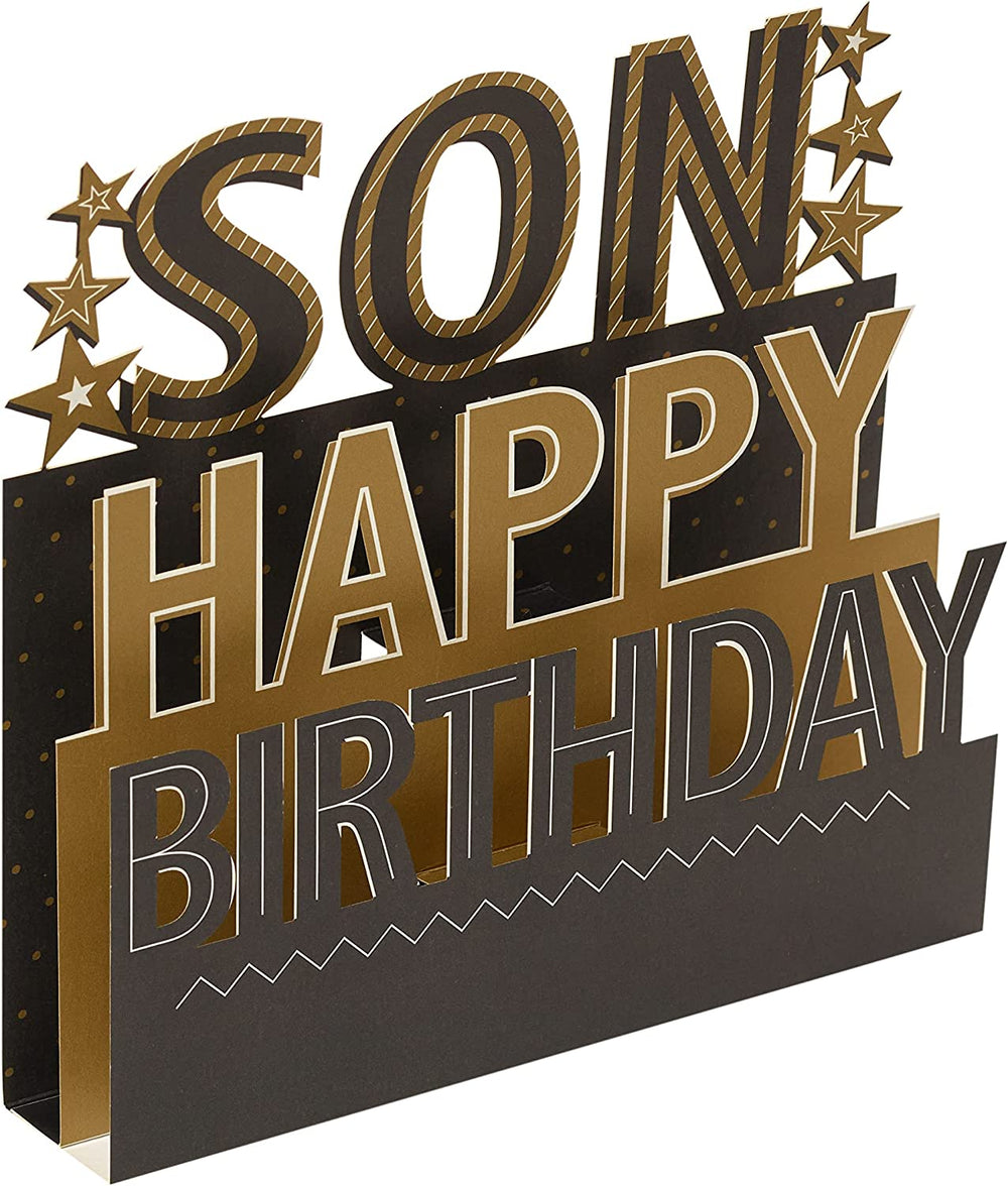 3D Pop-Up Son Birthday Card