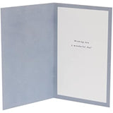 Cyclist & Sunset Design Birthday Card