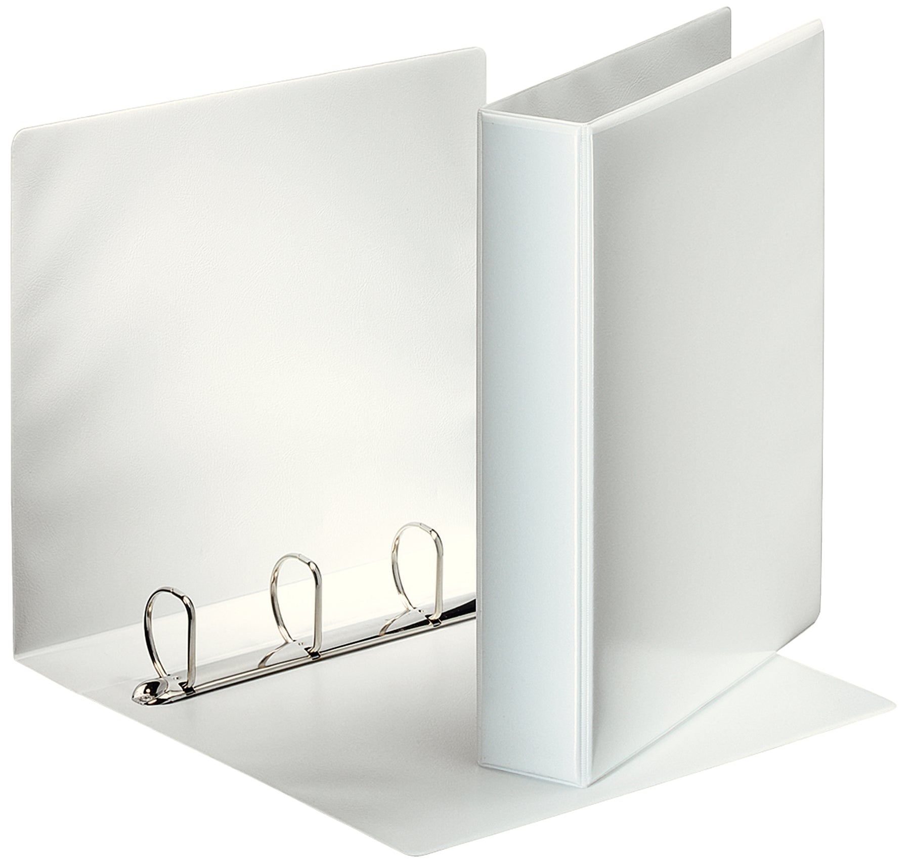 Esselte Presentation Binder Polypropylene A4 4-D Ring 40mm White (Pack 10) - 49704 DD