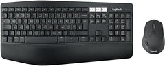 Logitech MK850 Performance USB QWERTY Full-Size Wireless Keyboard and 1000 DPI 8 Button Optical Mouse