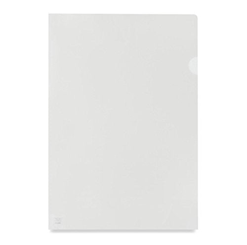 ValueX Cut Flush Folder Polypropylene A4 100 Micron Orange Peel Clear (Pack 100) - 8020638