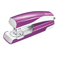 Leitz NeXXt WOW Half Strip Metal Office Stapler 30 Sheet Purple - 55021062