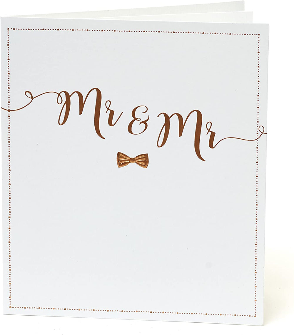 Mr. and Mr. Congratulations Same Sex Wedding Card
