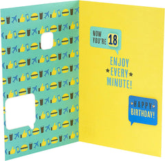Son 18th Birthday Card - 18th Birthday Card Male - Funny 18th Birthday Card