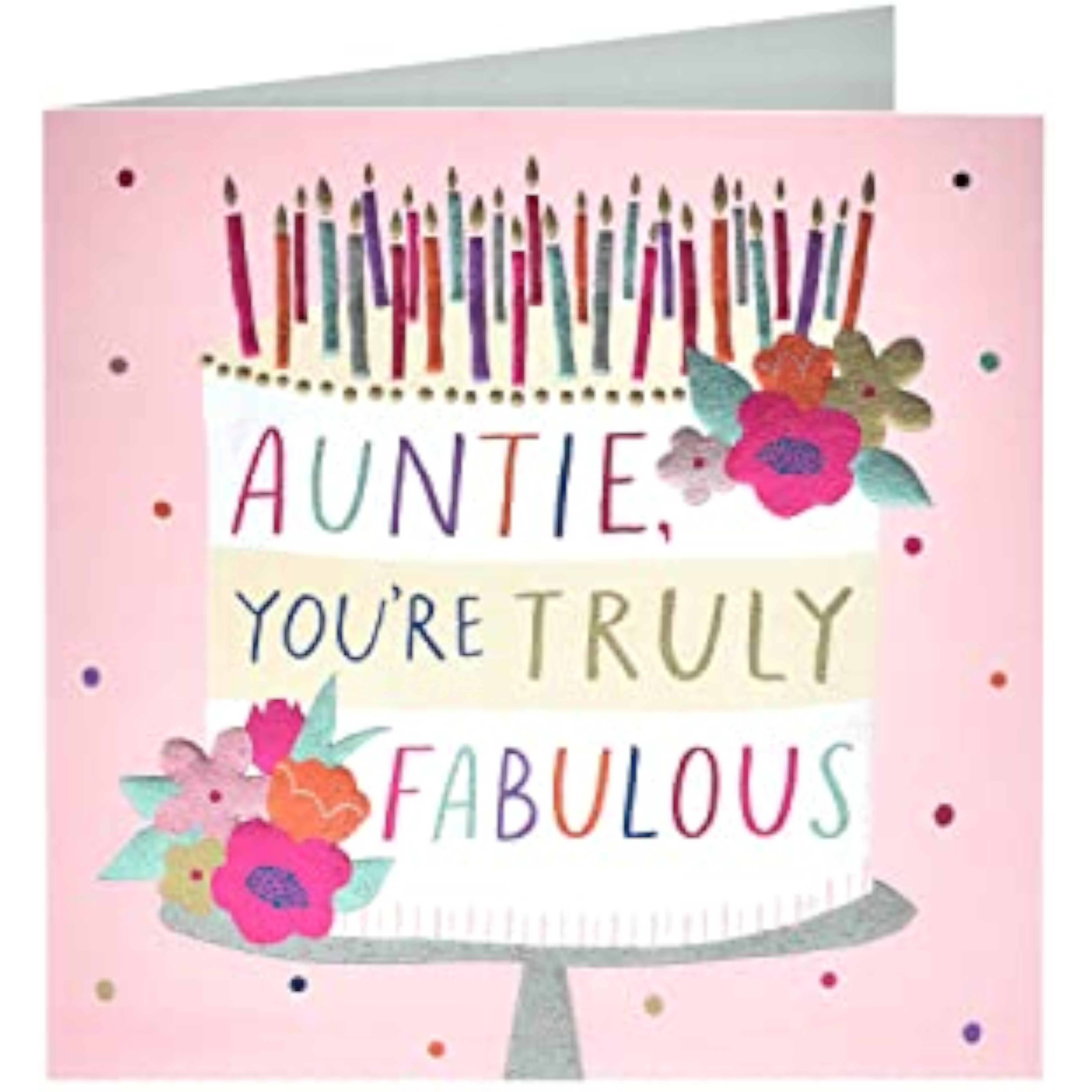 Birthday Card - Birthday Card for Her - Fabulous Auntie