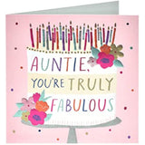 Birthday Card - Birthday Card for Her - Fabulous Auntie